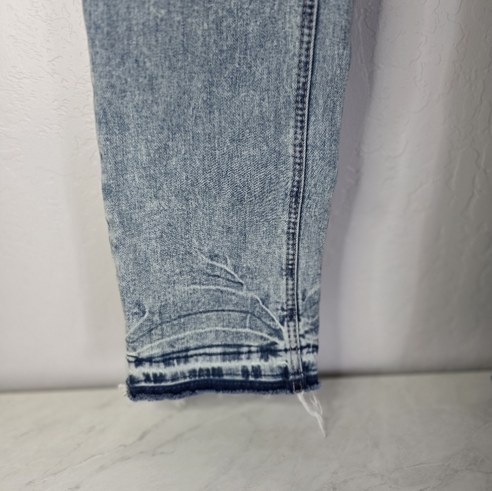 Departwest Seeker Taper Men's Distressed Light Blue Jeans Size 32x34 - Picture 7 of 10